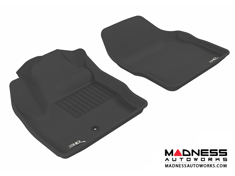 Land Rover LR2 Floor Mats (Set of 2) - Front - Black by 3D MAXpider